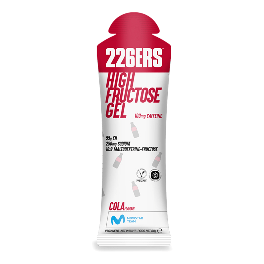 226ers Gels Single Serve / Cola (Caffeine) High Fructose Gel XMiles