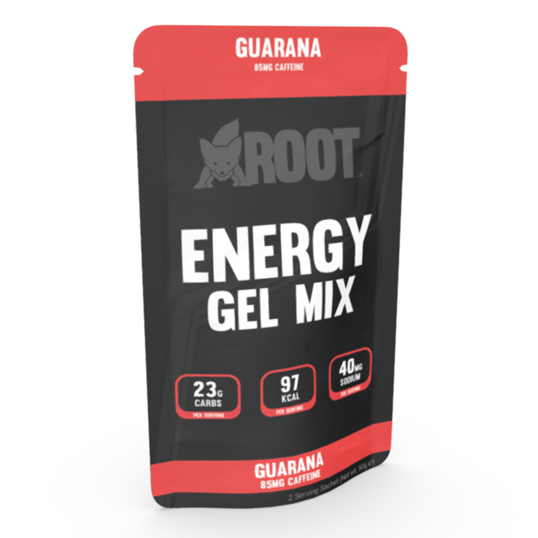Active Root Gels 2 Serve Sachet (50g) / Guarana (caffeinated) Gel Mix XMiles