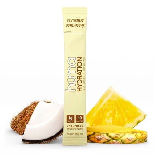 Hüma Electrolyte Drinks Coconut Pineapple Hydration Low-calorie Drink Mix Sachets XMiles
