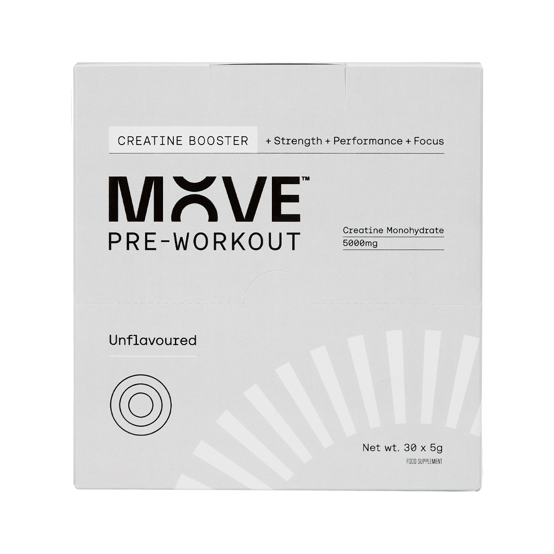 MOVE Pre-Workout Box of 30 Creatine Booster XMiles