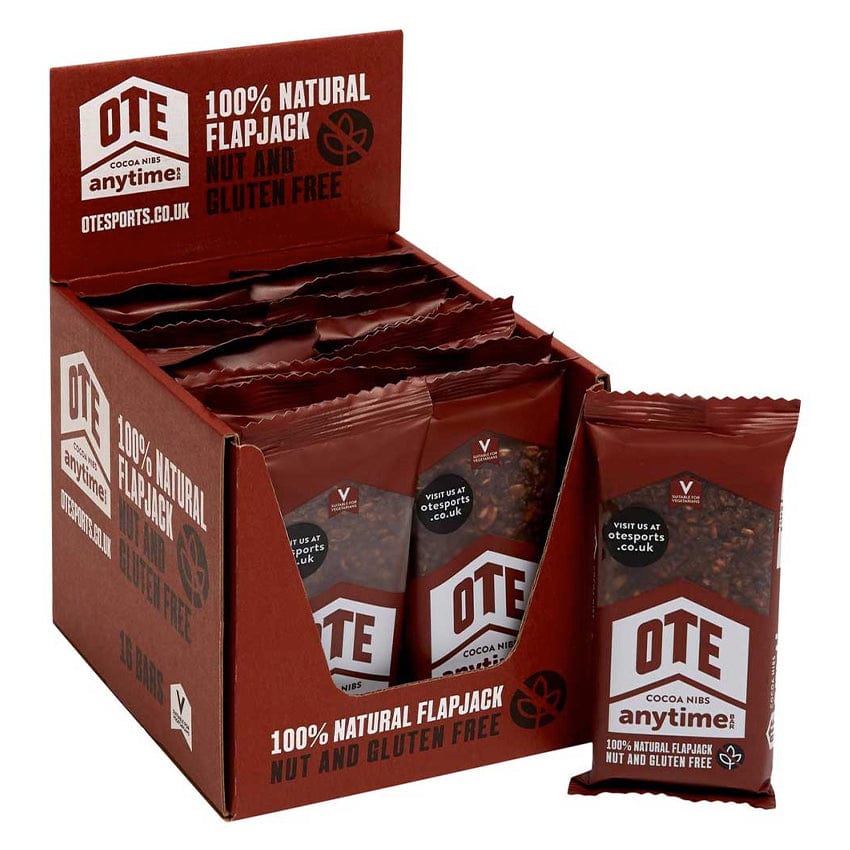 OTE Energy Bars Box of 16 / Cocoa Nibs Anytime Bar XMiles