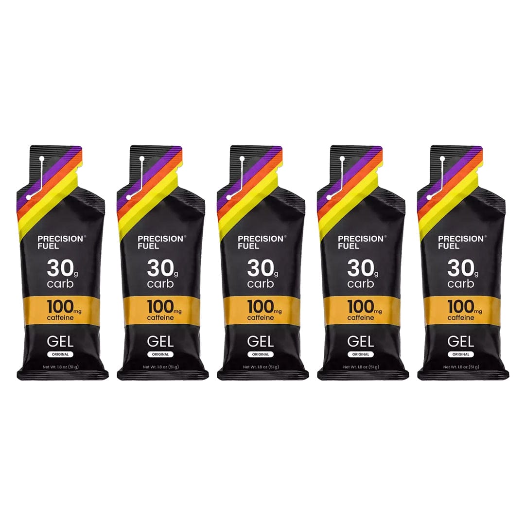 Precision Fuel & Hydration Gels Box of 5 / Original Citrus PF 30 Caffeine Gel (51g) XMiles