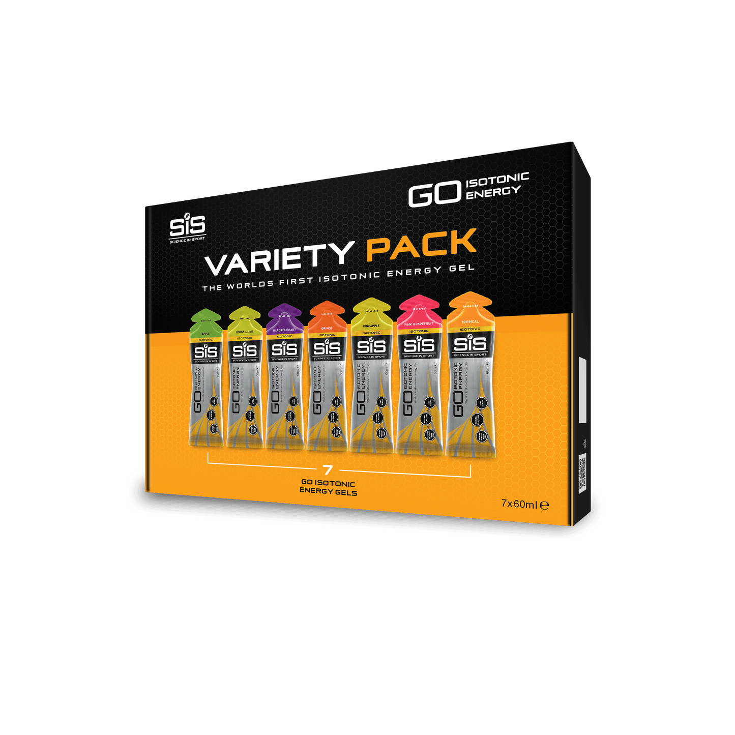SiS Trial Pack Pack of 7 / Variety Pack GO Isotonic Energy Gel Variety Pack XMiles