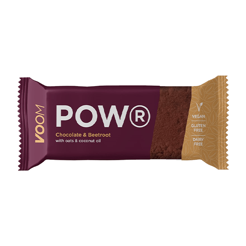 Voom Energy Bars Single Serve (60g) / Beetroot & Cacao Powr Plant Energy Bars w/ Beetroot XMiles