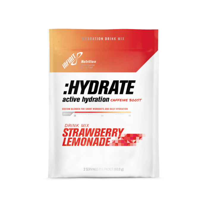 INFINIT 2 Serve Sachet (55g) / Strawberry Lemonade (Caffeinated) :HYDRATE XMiles