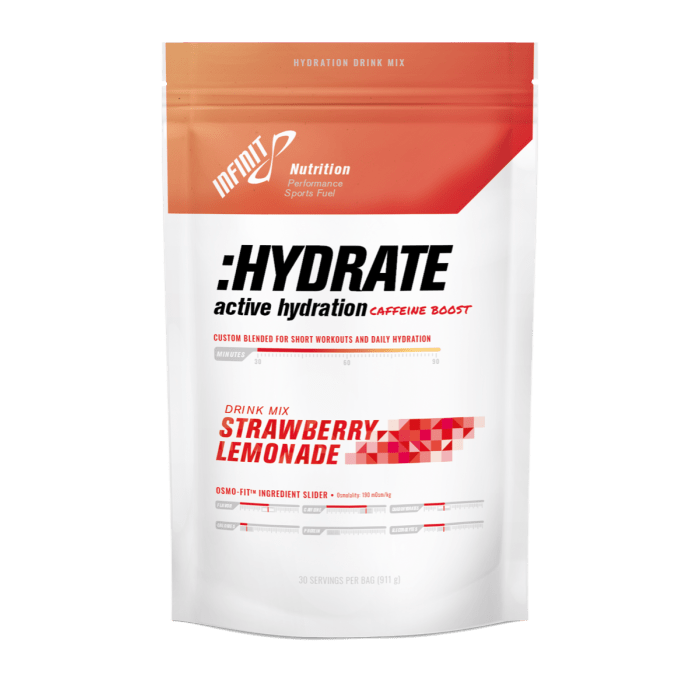 INFINIT 30 Serving Pouch (830g) / Strawberry Lemonade (Caffeinated) :HYDRATE XMiles