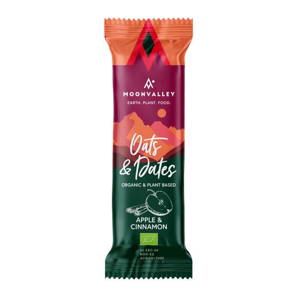 Moonvalley Apple & Cinnamon Organic Energy Bar (50g) XMiles