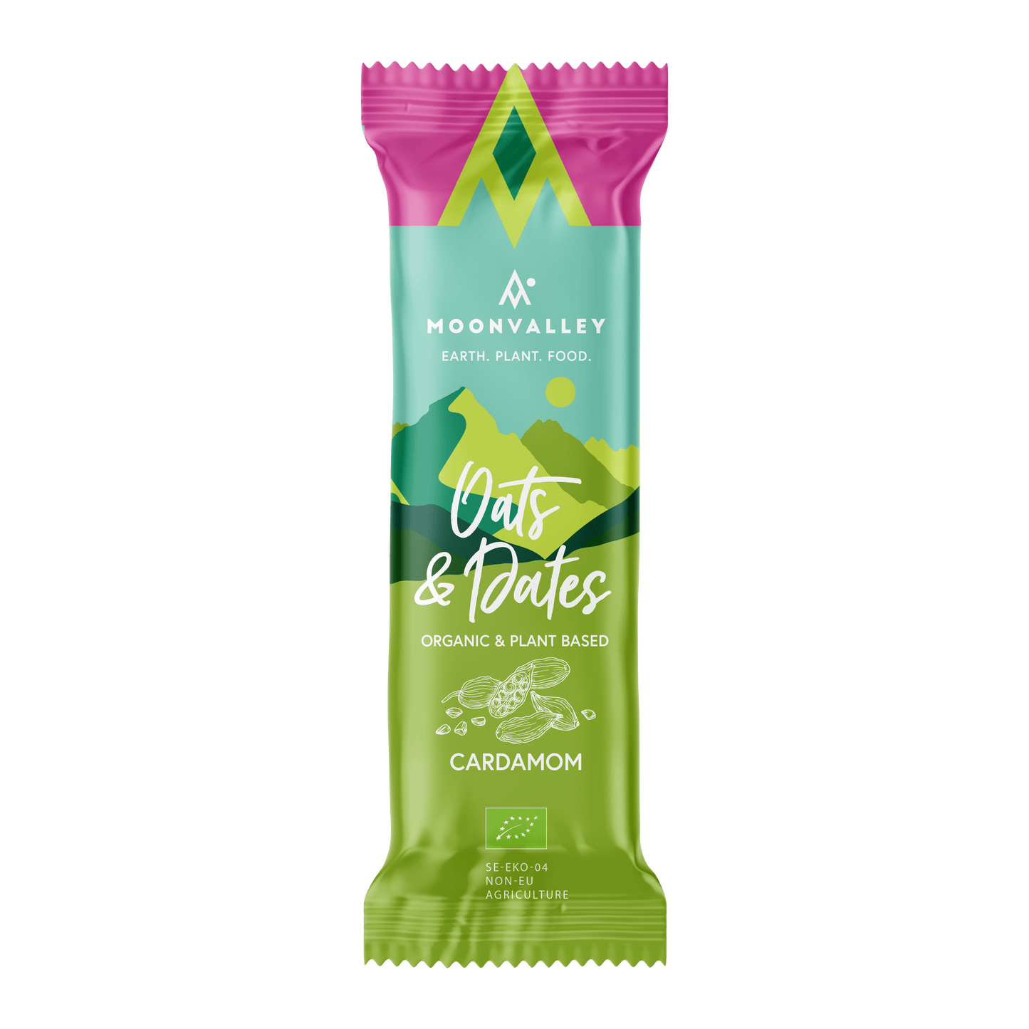 Moonvalley Energy Bars Cardamom Organic Energy Bar (50g) XMiles