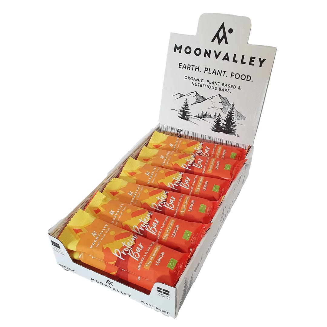 Moonvalley Protein Bar Box of 18 / Lemon Protein Bar XMiles