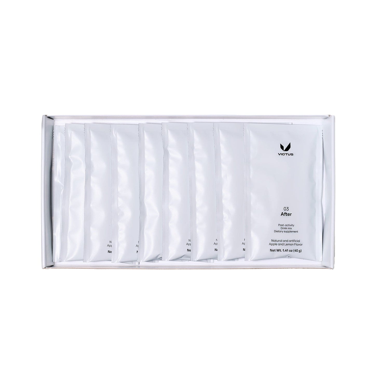 Victus Protein Drink Box of 12 / Apple & Lemon 03 After: Nutrition Water (40g) XMiles