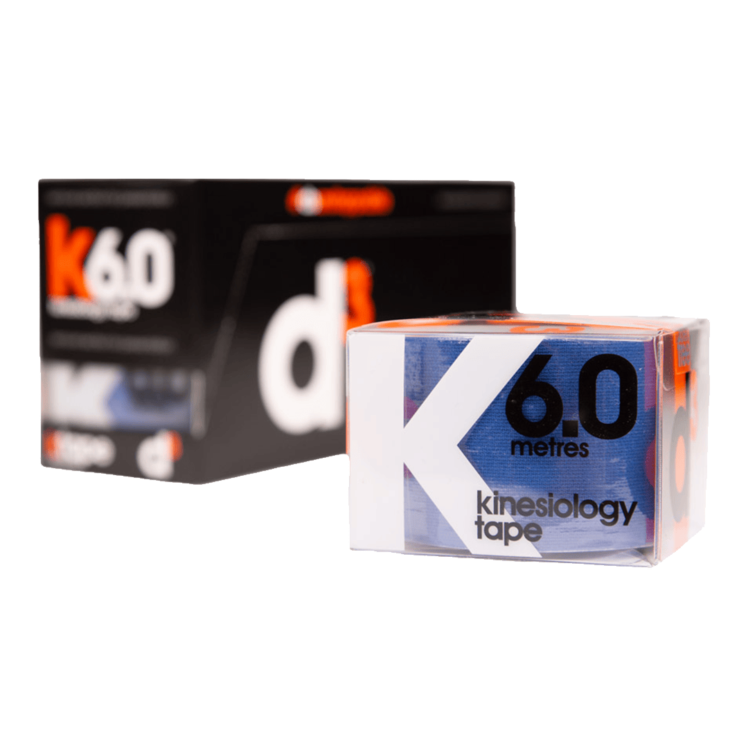 d3 Tape Tape Standard (50mm x 6m) / Blue K6.0 Kinesiology Tape XMiles
