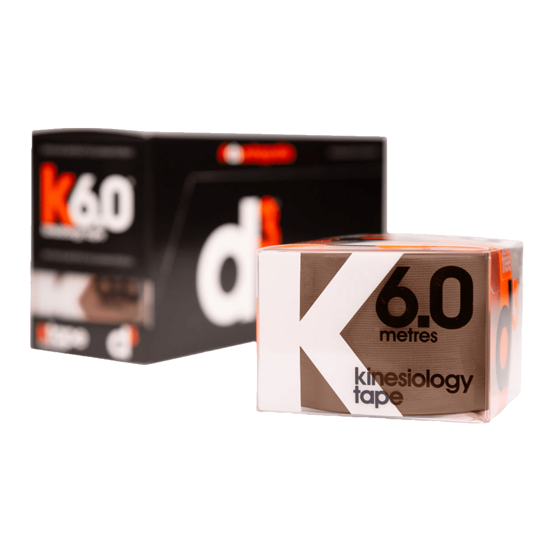 d3 Tape Tape Standard (50mm x 6m) / Mocha K6.0 Kinesiology Tape XMiles