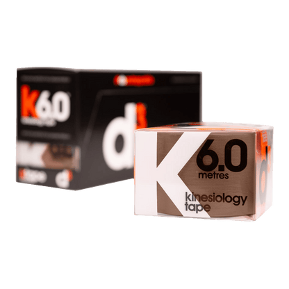 d3 Tape Tape Standard (50mm x 6m) / Mocha K6.0 Kinesiology Tape XMiles