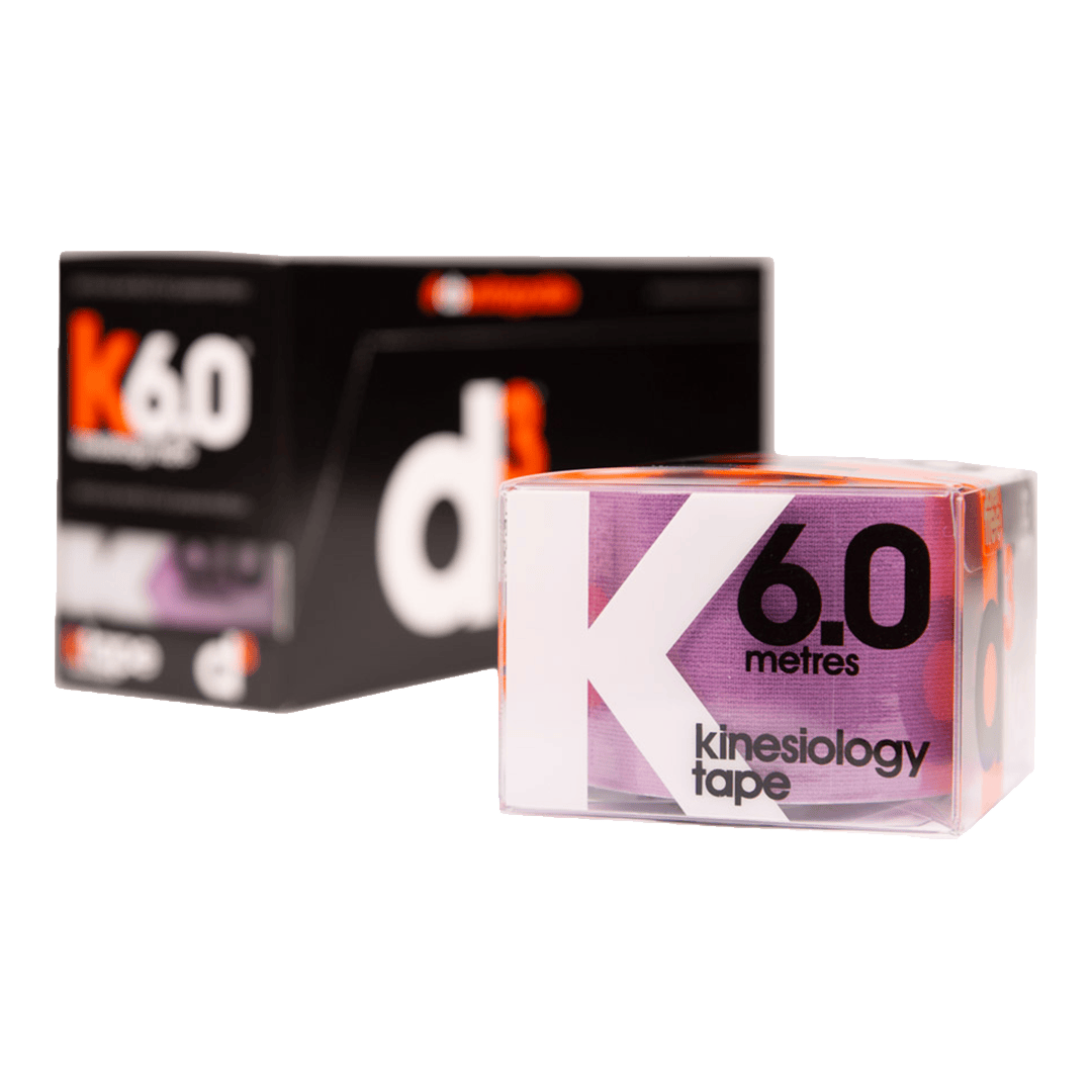 d3 Tape Tape Standard (50mm x 6m) / Purple K6.0 Kinesiology Tape XMiles