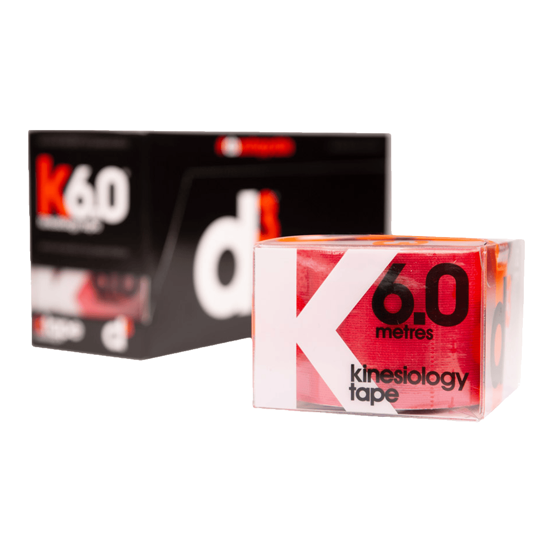 d3 Tape Tape Standard (50mm x 6m) / Red K6.0 Kinesiology Tape XMiles