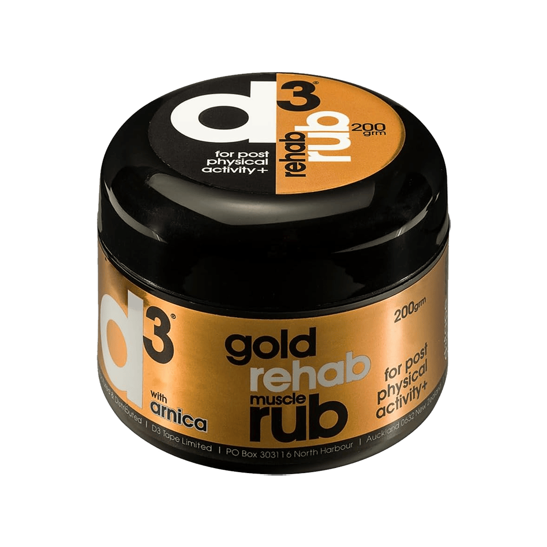 d3 Tape Tape Tub (200g) Muscle Rehab Rub XMiles