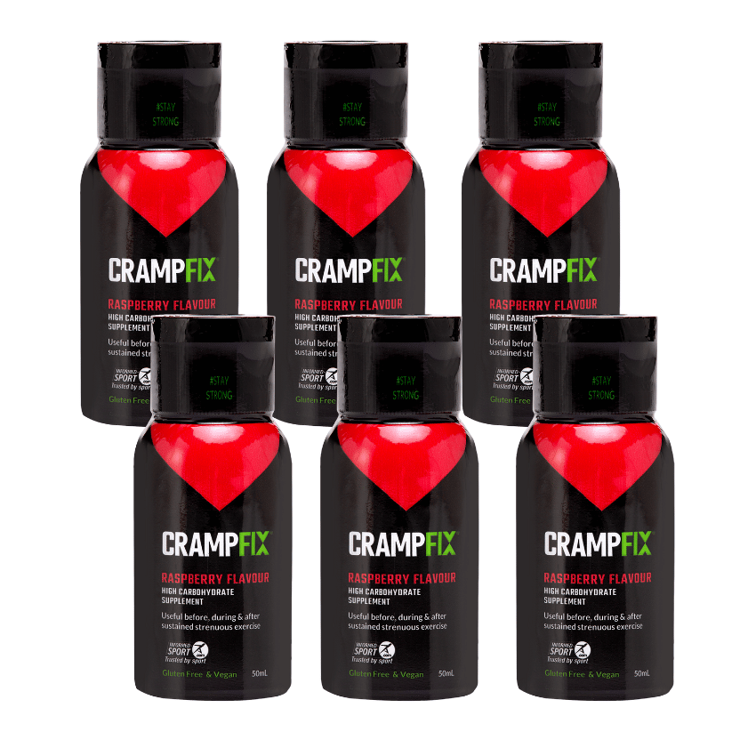 Fixx Nutrition Supplement Pack of 6 / Raspberry CrampFix Bottle XMiles