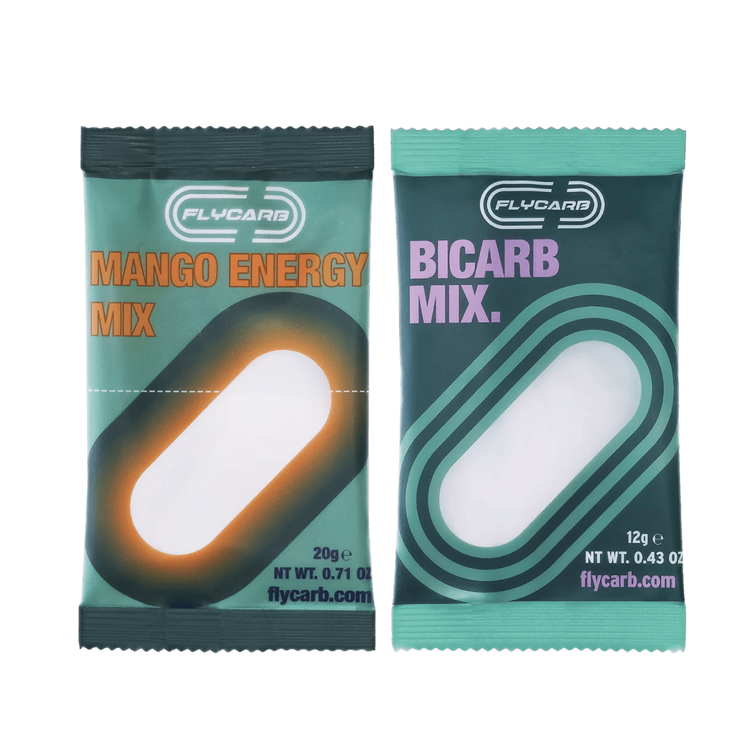 FLYCARB Supplement Single Serve / Mango / 12g (for <60kg) BICARRB XMiles