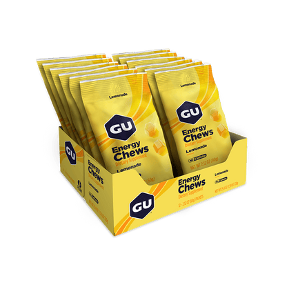 GU Chews Box of 12 / Lemonade GU Energy Chews XMiles