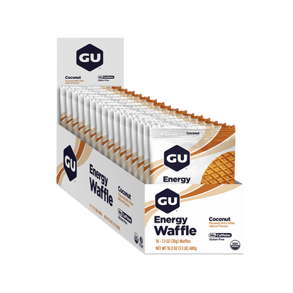 GU Energy Bars Box of 16 / Coconut GU Energy Waffle XMiles