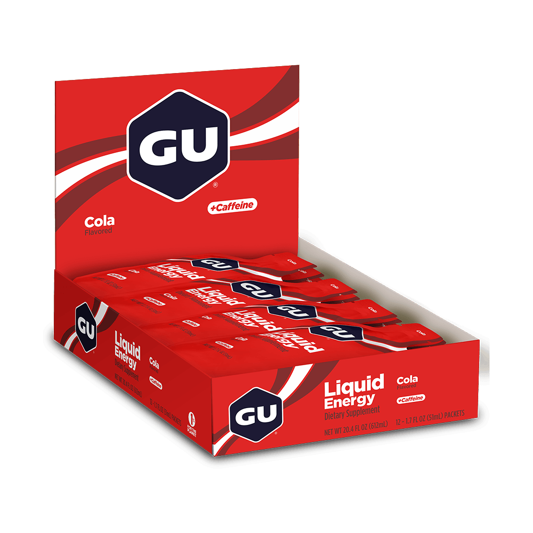 GU Gels Box of 12 / Cola Liquid Energy Gel XMiles