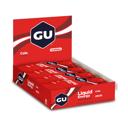 GU Gels Box of 12 / Cola Liquid Energy Gel XMiles