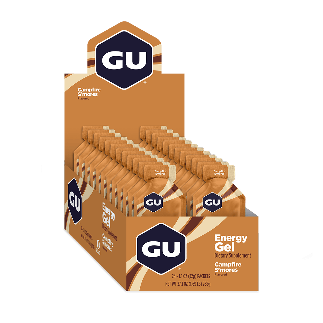 GU Gels Box of 24 / Campfire S'Mores GU Energy Gel XMiles