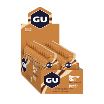 GU Gels Box of 24 / Campfire S'Mores GU Energy Gel XMiles