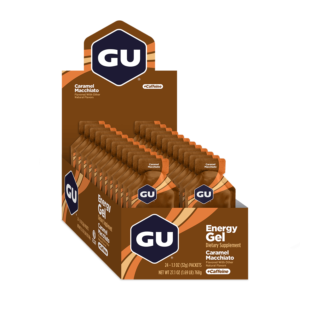 GU Gels Box of 24 / Caramel Macchiato GU Energy Gel XMiles