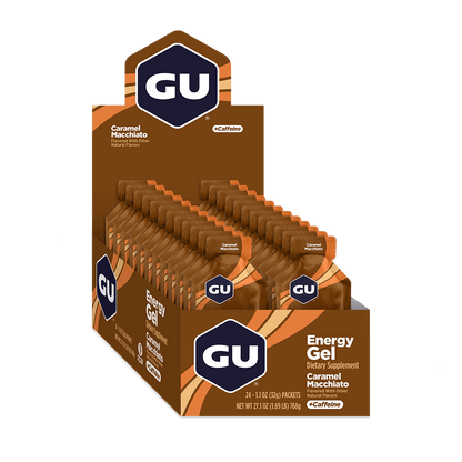 GU Gels Box of 24 / Caramel Macchiato GU Energy Gel XMiles