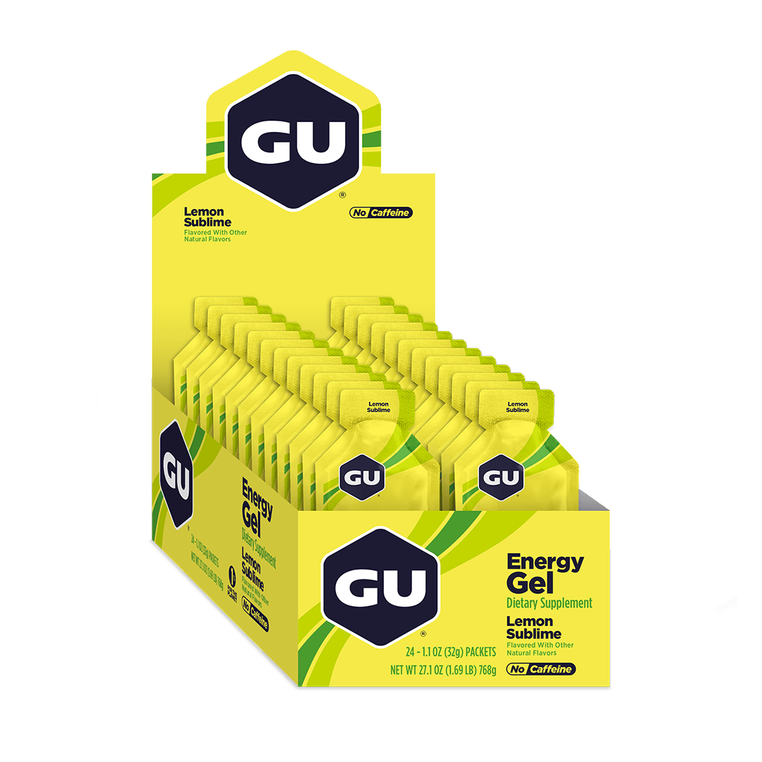 GU Gels Box of 24 / Lemon Sublime GU Energy Gel XMiles