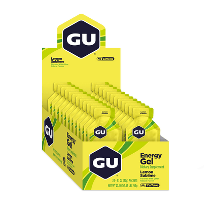 GU Gels Box of 24 / Lemon Sublime GU Energy Gel XMiles