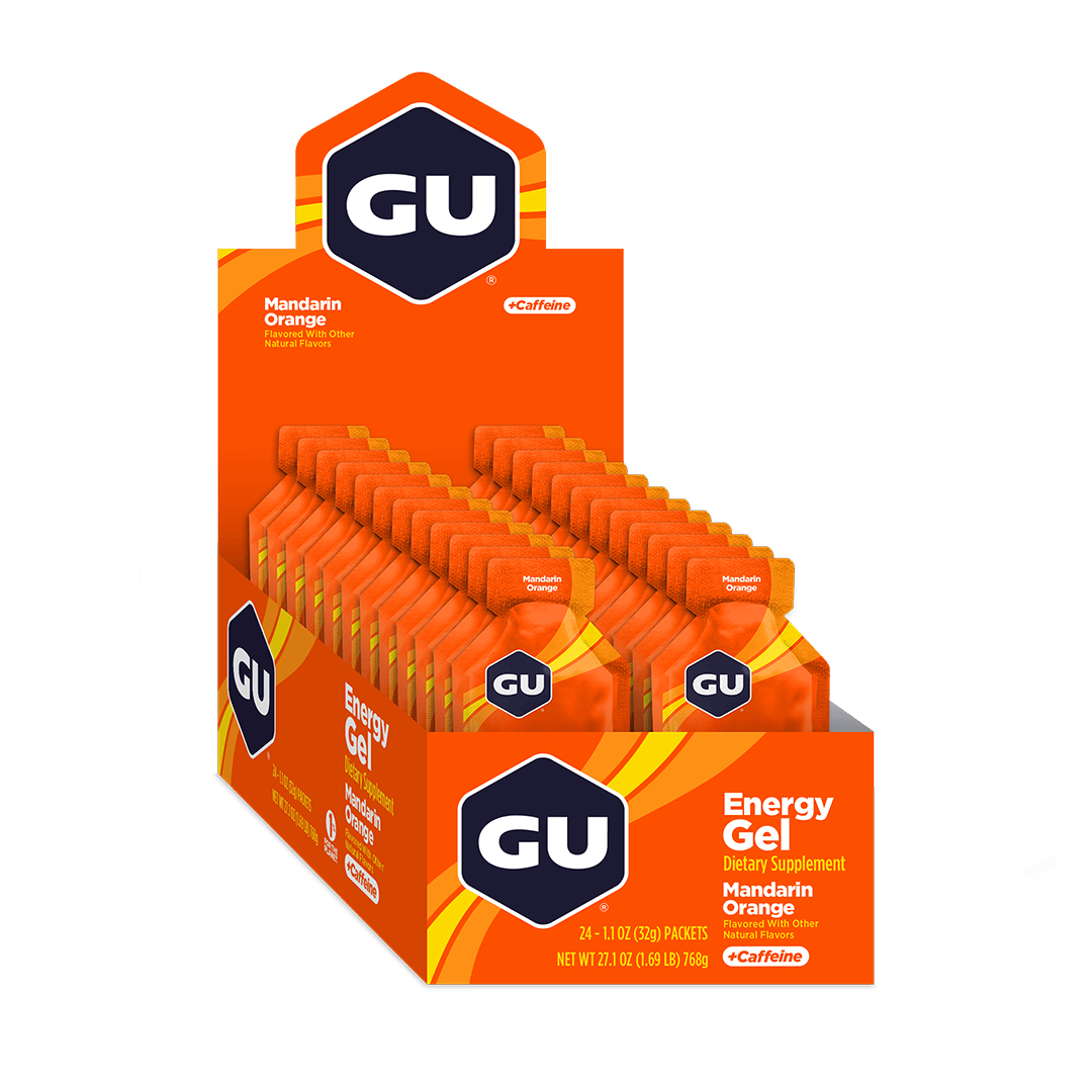 GU Gels Box of 24 / Mandarin Orange GU Energy Gel XMiles
