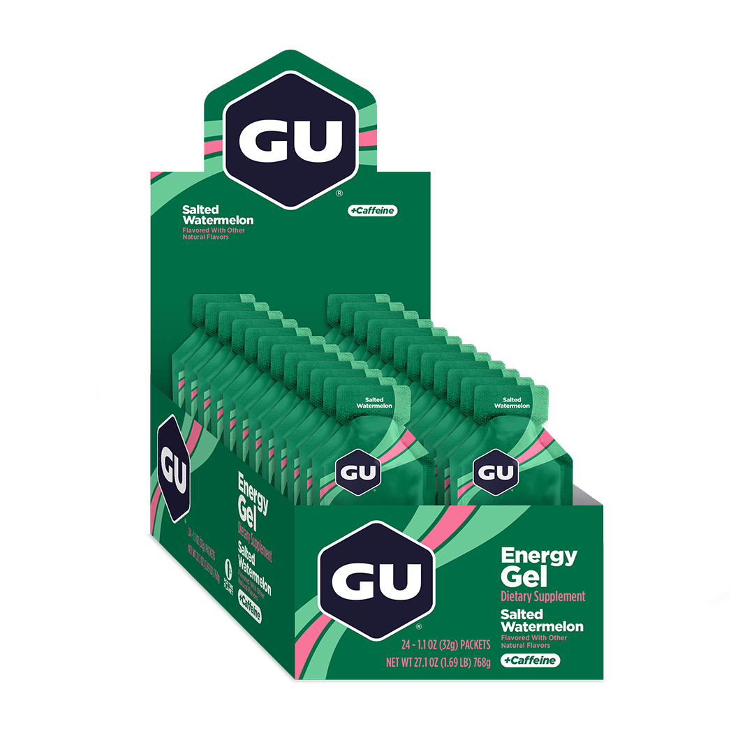 GU Gels Box of 24 / Salted Watermelon GU Energy Gel XMiles