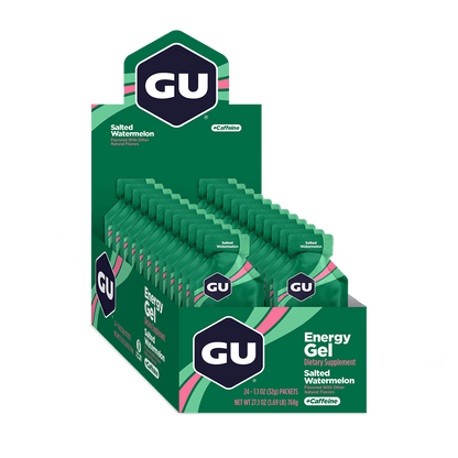 GU Gels Box of 24 / Salted Watermelon GU Energy Gel XMiles