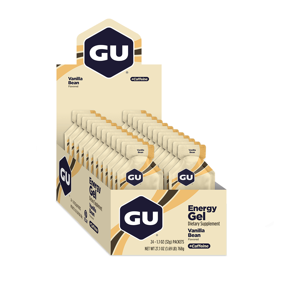 GU Gels Box of 24 / Vanilla Bean GU Energy Gel XMiles