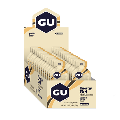 GU Gels Box of 24 / Vanilla Bean GU Energy Gel XMiles