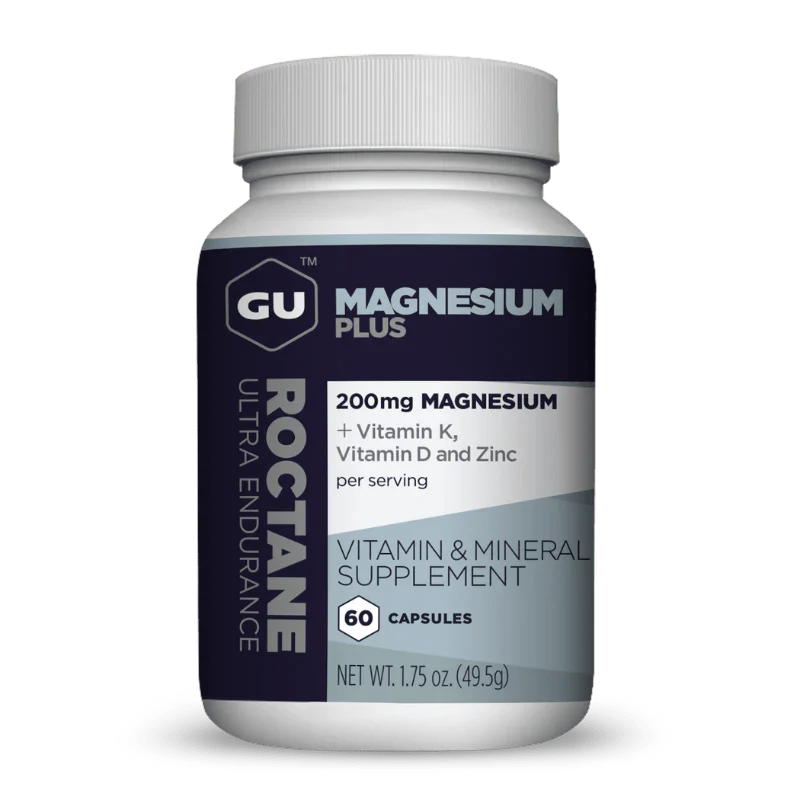 GU Supplement 60 Capsules Roctane Magnesium Capsules XMiles