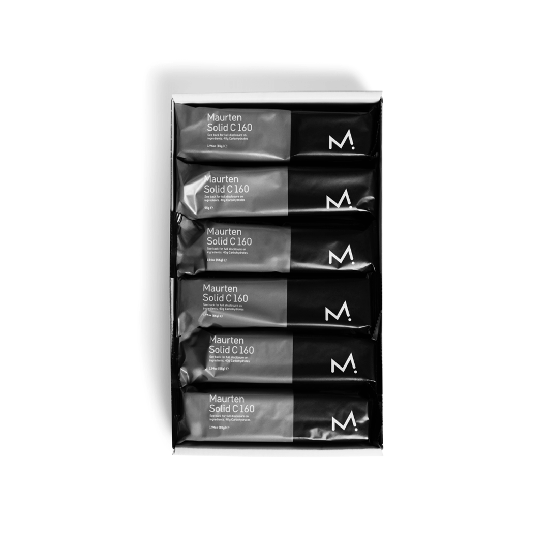 Maurten Energy Bars Pack of 6 / Unflavored Solid C 160 XMiles