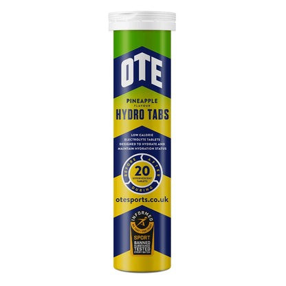 OTE Electrolyte Drinks Pineapple / 20 Serving Tube OTE Hydro Tabs XMiles