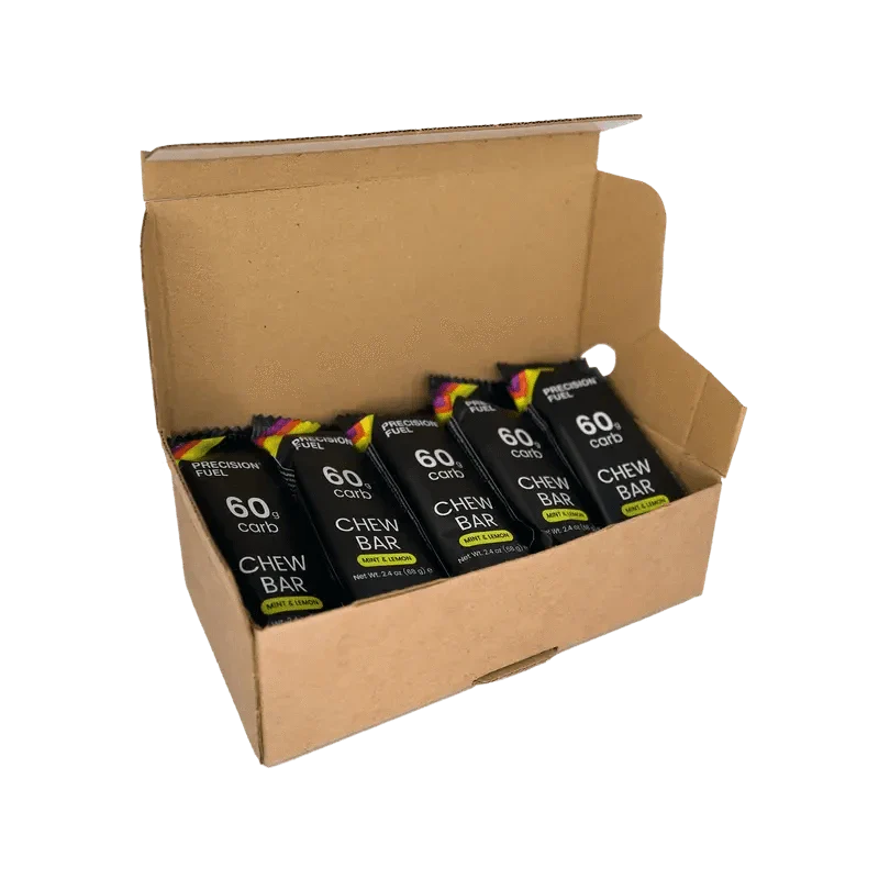 Precision Fuel & Hydration Chews Box of 10 / Mint & Lemon PF 60 Chew Bars XMiles