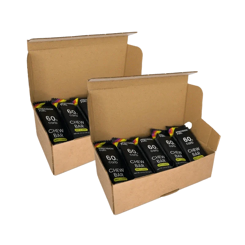 Precision Fuel & Hydration Chews Box of 20 / Mint & Lemon PF 60 Chew Bars XMiles