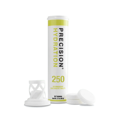 Precision Fuel & Hydration Electrolyte Drinks 15 Serving Tube / 250 Electrolyte Drink Tablets XMiles