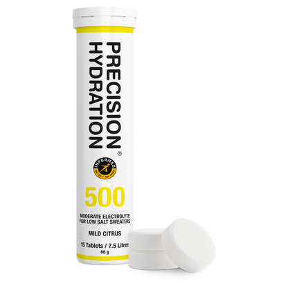 Precision Fuel & Hydration Electrolyte Drinks 15 Serving Tube / 500 Electrolyte Drink Tablets XMiles