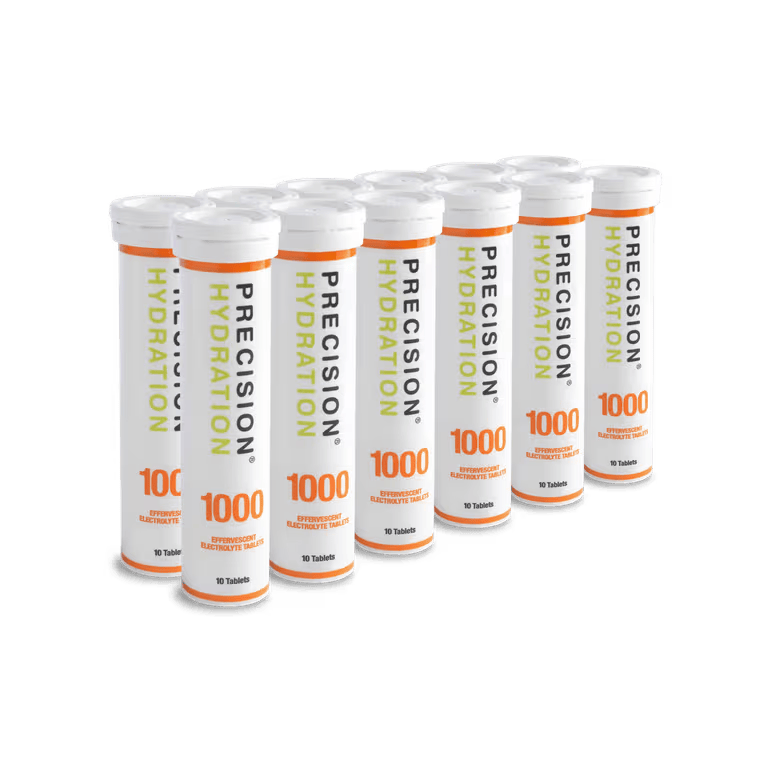 Precision Fuel & Hydration Electrolyte Drinks Box of 12 Tubes / 1000 Electrolyte Drink Tablets XMiles