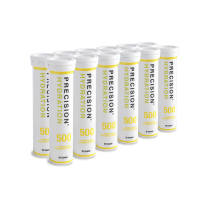 Precision Fuel & Hydration Electrolyte Drinks Box of 12 Tubes / 500 Electrolyte Drink Tablets XMiles