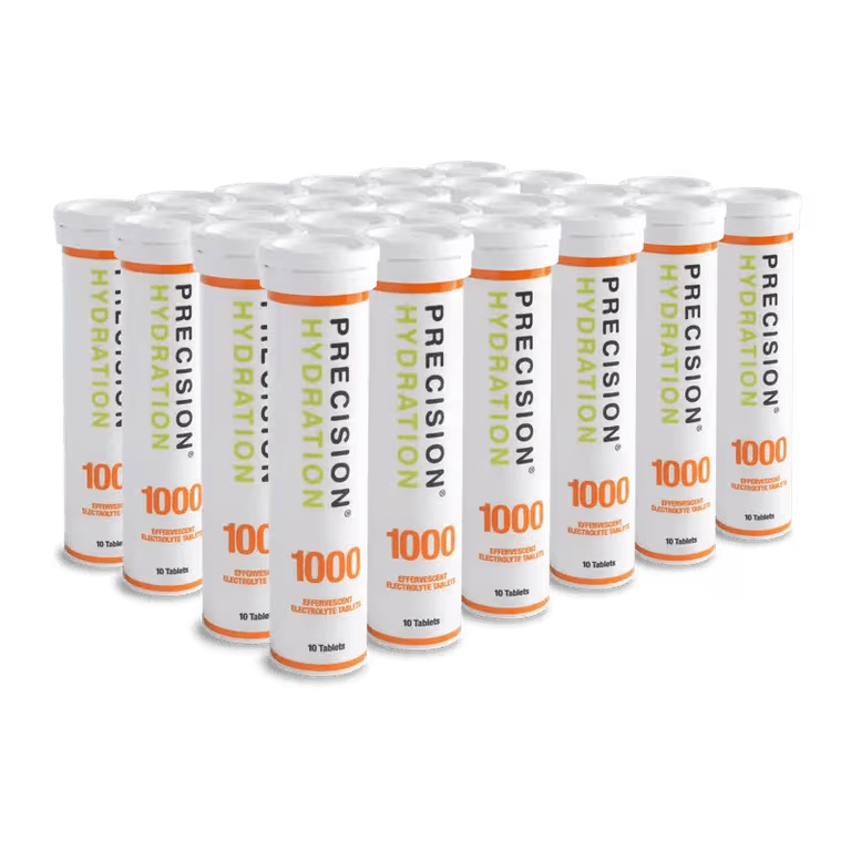 Precision Fuel & Hydration Electrolyte Drinks Box of 24 Tubes / 1000 Electrolyte Drink Tablets XMiles