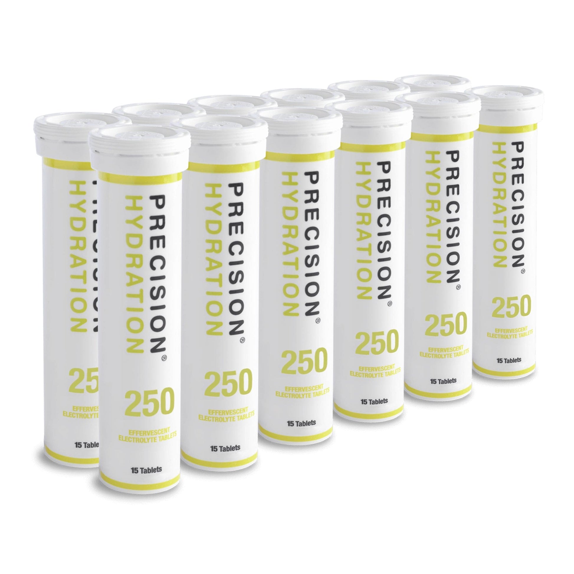 Precision Fuel & Hydration Electrolyte Drinks Box of 6 Tubes / 250 Electrolyte Drink Tablets XMiles