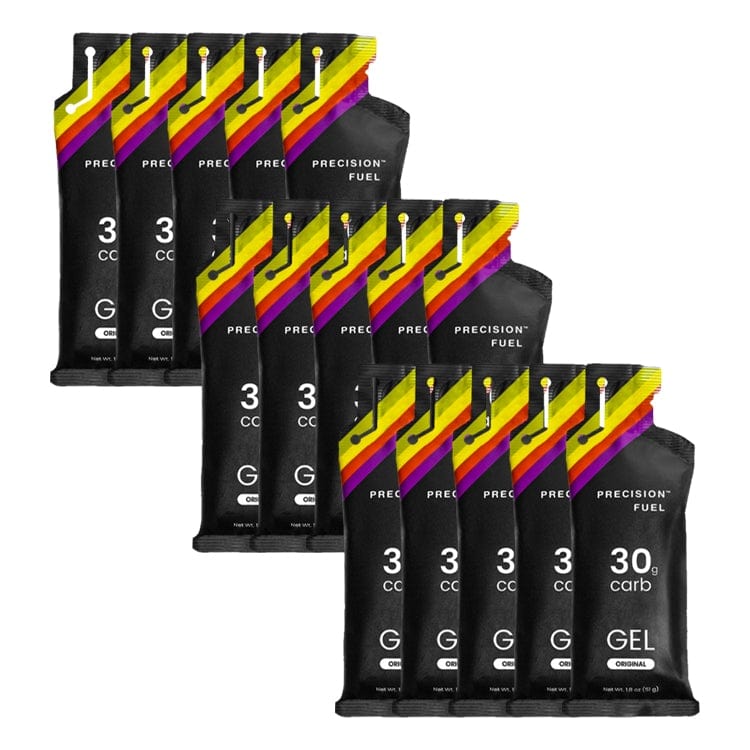 Precision Fuel & Hydration Gels Box of 15 / Original Citrus PF 30 Gel XMiles