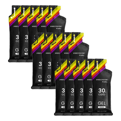 Precision Fuel & Hydration Gels Box of 15 / Original Citrus PF 30 Gel XMiles